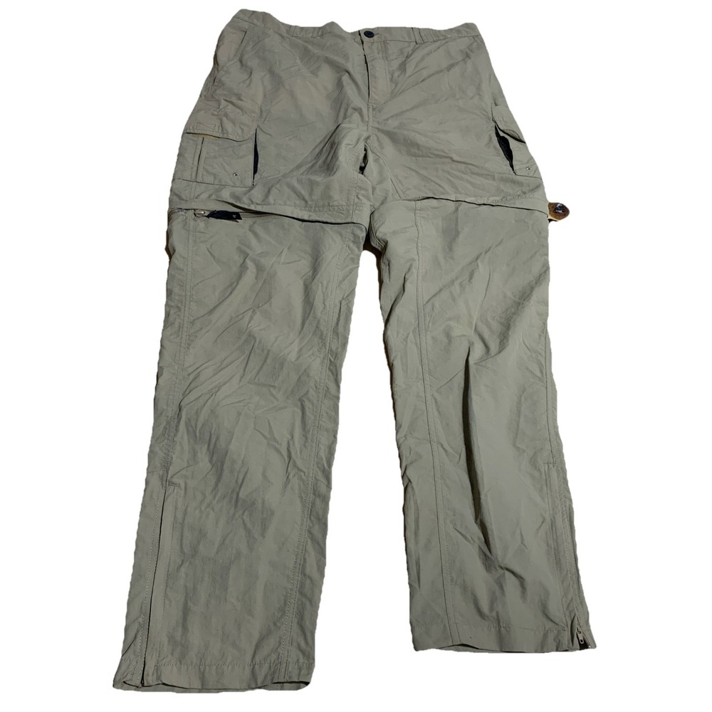 Magellan Sports Wear Shorts Pants West Bay Mens L Khaki Water Repellent